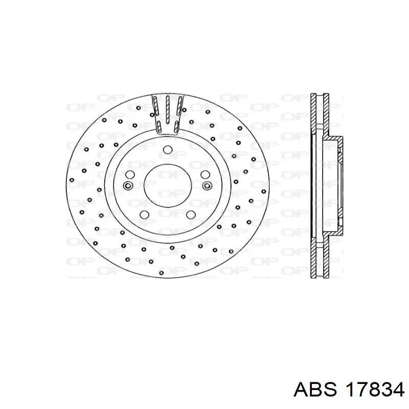 Купити 17834 ABS Ротор гальмівний