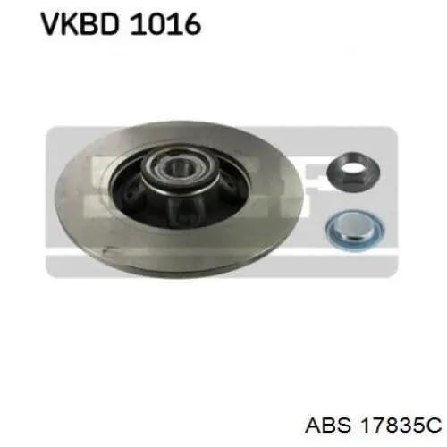 Задні дискові гальма ABS 17835C ціна, від 71.05 USD