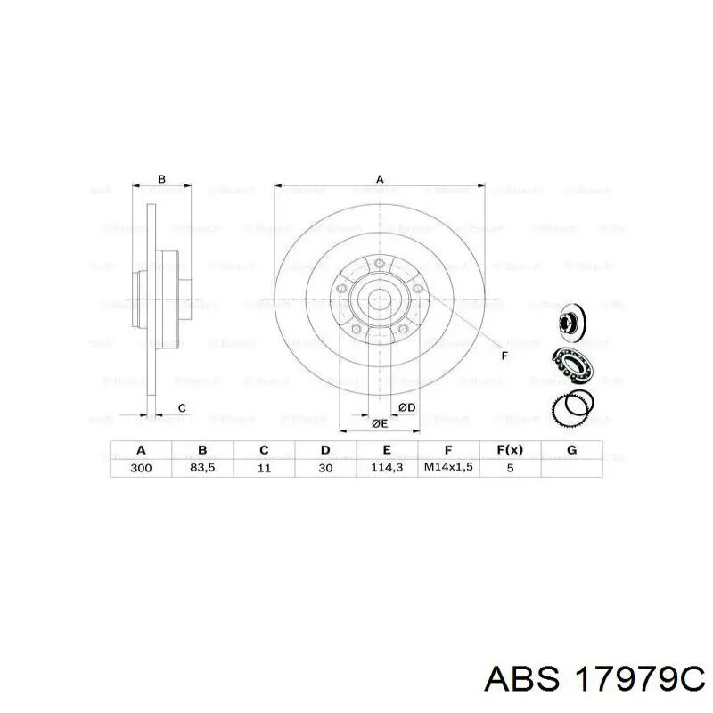 17979C ABS Дискові гальма