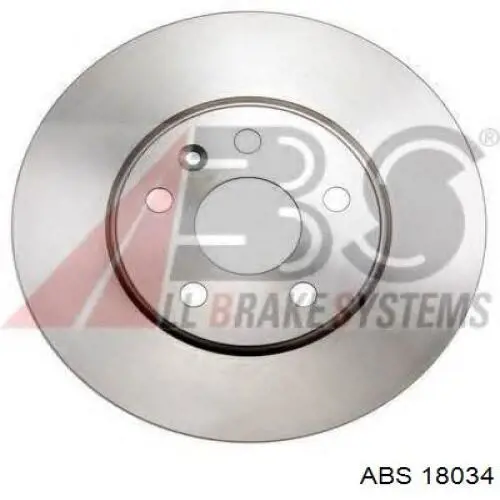 18034 ABS Диск тормозной передний (Колесный диск 15")