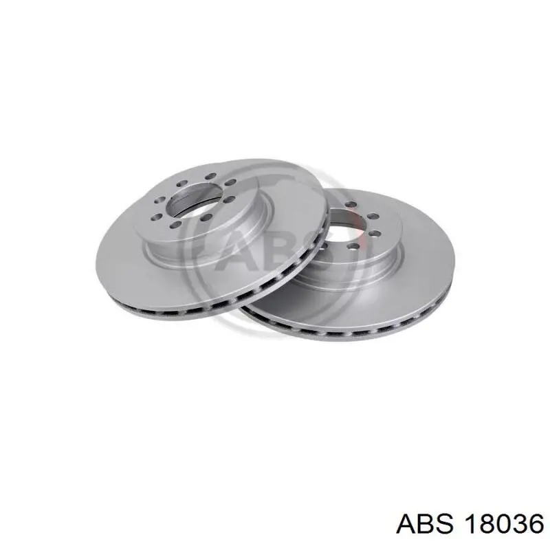 Диск переднього гальма ABS 18036 ціна, від 41.22 USD