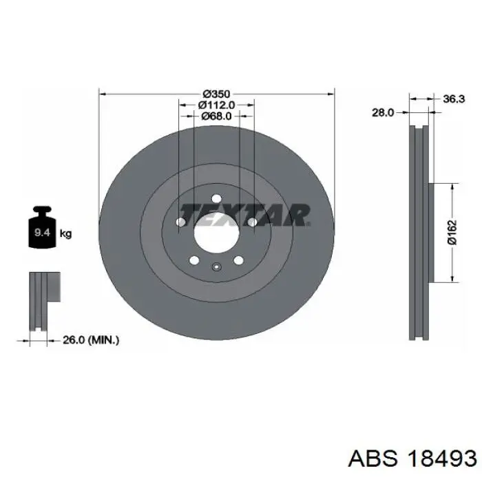 Задні дискові гальма Power Stop EBR1695XPR ціна, від 63.70 USD
