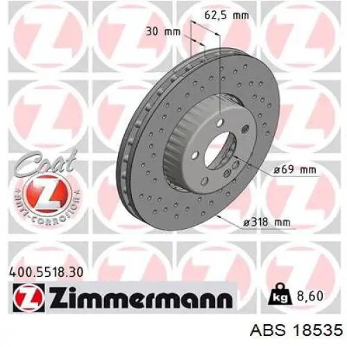 Купити ADBP430087 Blue Print Ротор гальмівний