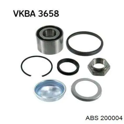 Підшипник маточини задньої ABS 200004 ціна, від 11.76 USD