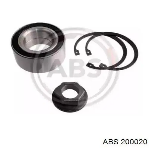 Комплект підшипник маточини передньої ABS 200020 ціна, від 13.77 USD