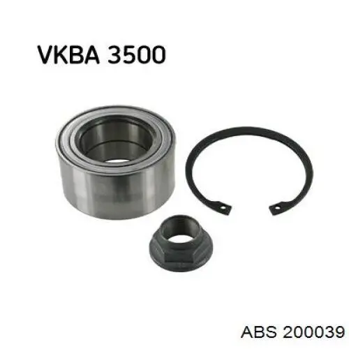 Купити 200039 ABS Підшипник ступиці передньої