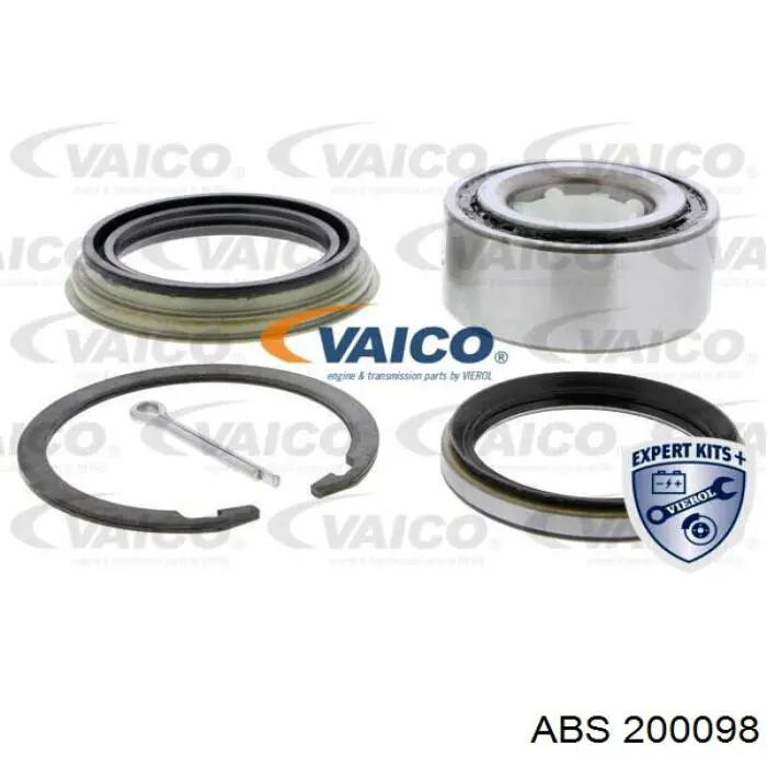 Комплект підшипник маточини передньої ABS 200098 ціна, від 18.24 USD