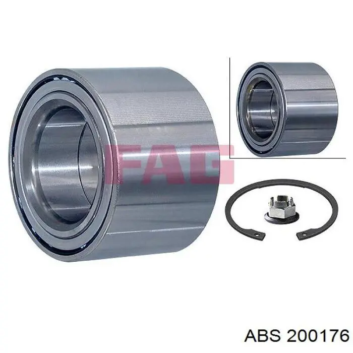 Підшипник ступиці 200176 ABS