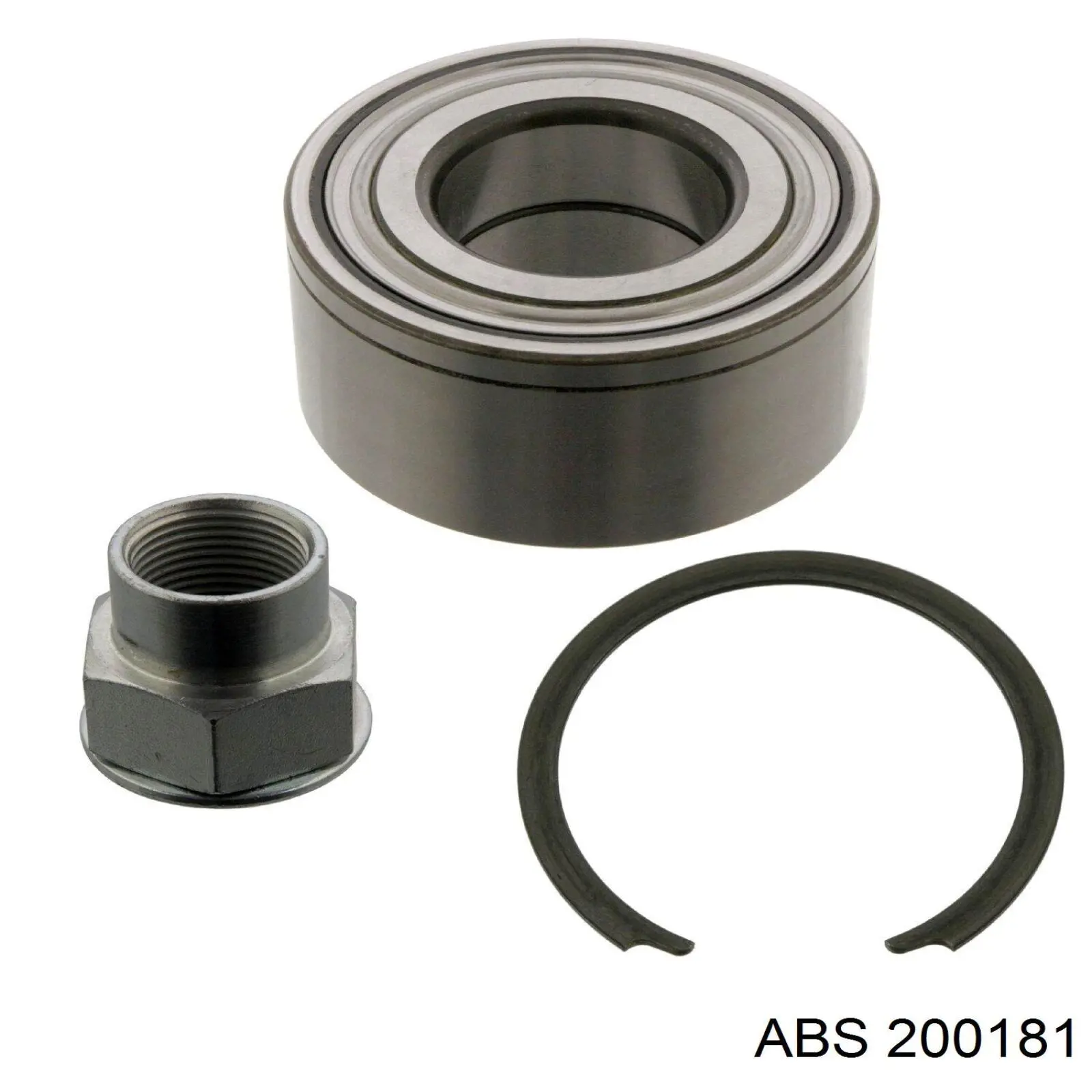 Комплект підшипник маточини передньої ABS 200181 ціна, від 16.28 USD