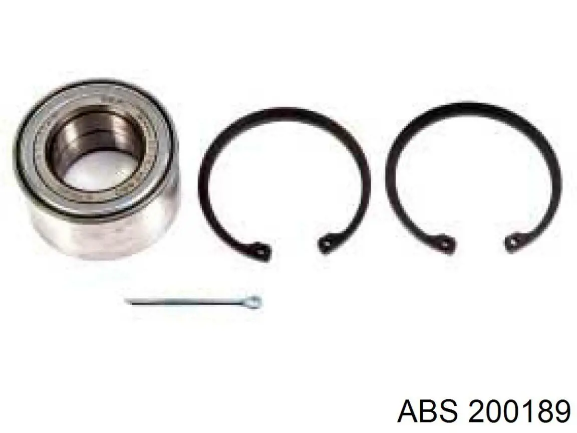Комплект підшипник маточини передньої ABS 200189 ціна, від 11.00 USD