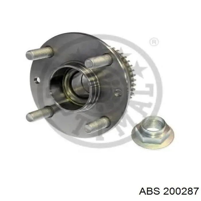 Комплект підшипник маточини передньої ABS 200287 ціна, від 17.88 USD