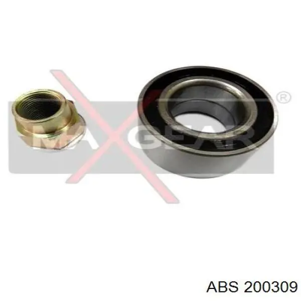Комплект підшипник маточини передньої ABS 200309 ціна, від 14.99 USD