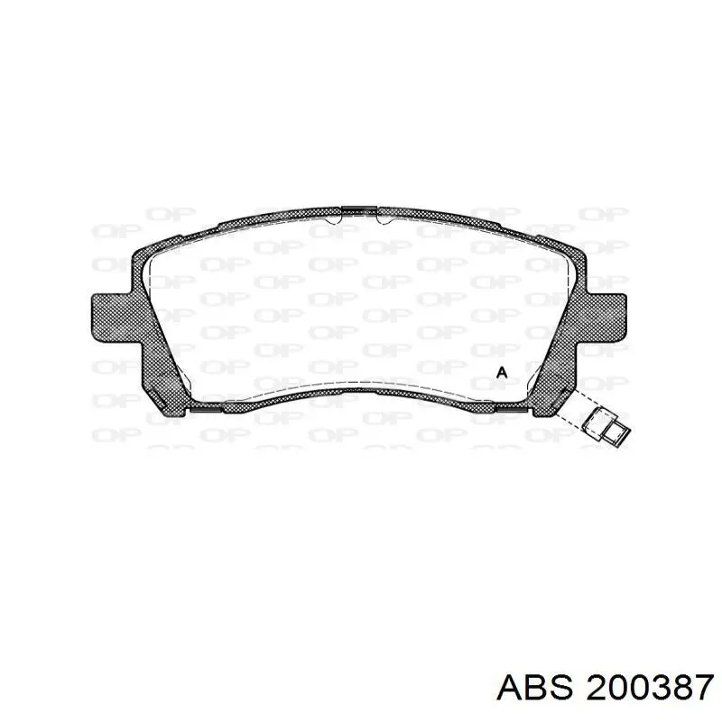 Маточина задня 200387 ABS