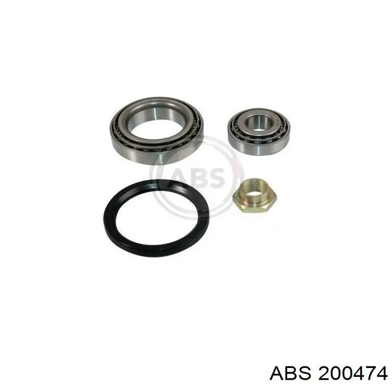 Комплект підшипник маточини передньої ABS 200474 ціна, від 12.02 USD