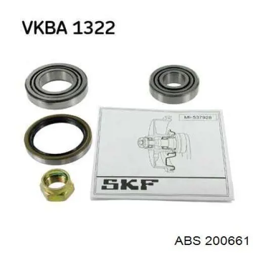 Підшипник маточини задньої ABS 200661 ціна, від 7.78 USD
