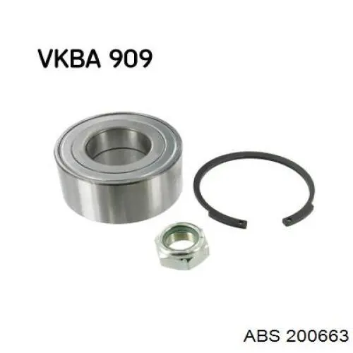 Купити 200663 ABS Підшипник ступиці передньої