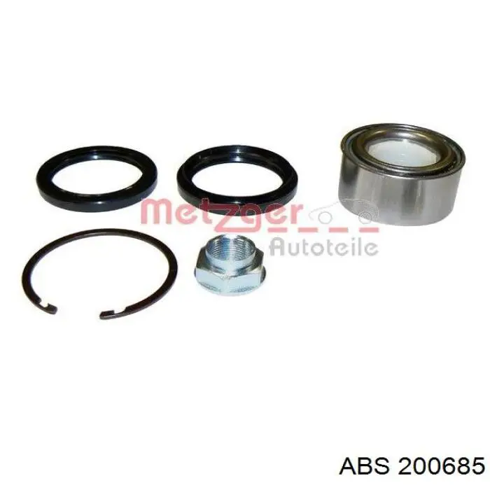 Комплект підшипник маточини передньої ABS 200685 ціна, від 22.00 USD