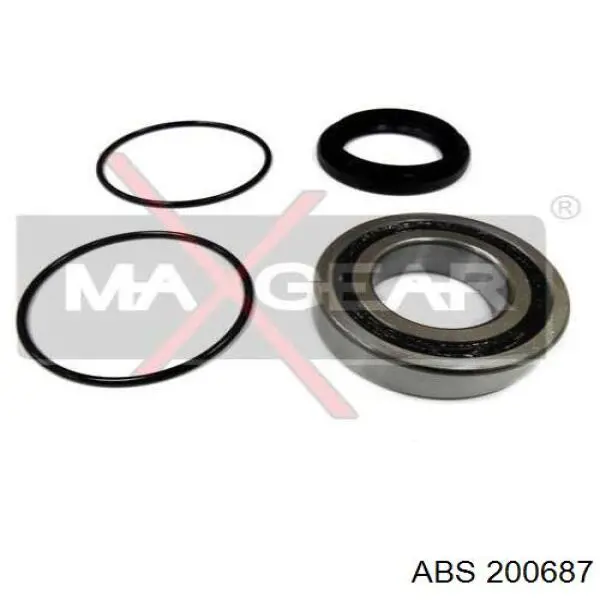 Підшипник маточини задньої ABS 200687 ціна, від 23.22 USD