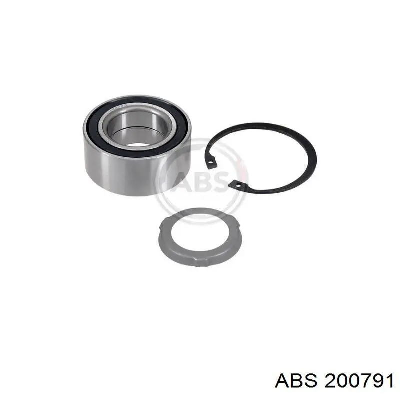 Комплект підшипник маточини передньої ABS 200791 ціна, від 13.33 USD