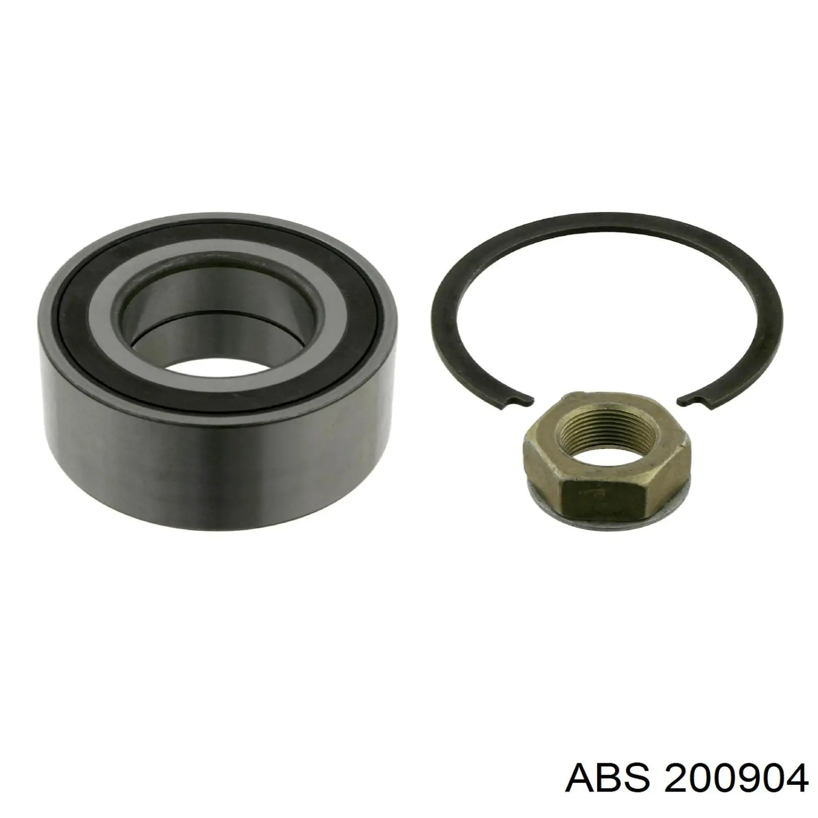 Комплект підшипник маточини передньої ABS 200904 ціна, від 35.02 USD