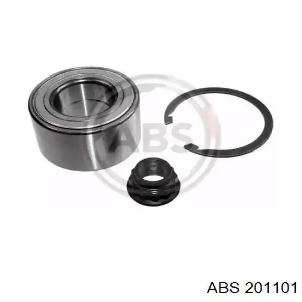 Комплект підшипник маточини передньої ABS 201101 ціна, від 29.83 USD