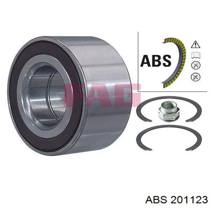 Купити 201123 ABS Підшипник ступиці передньої