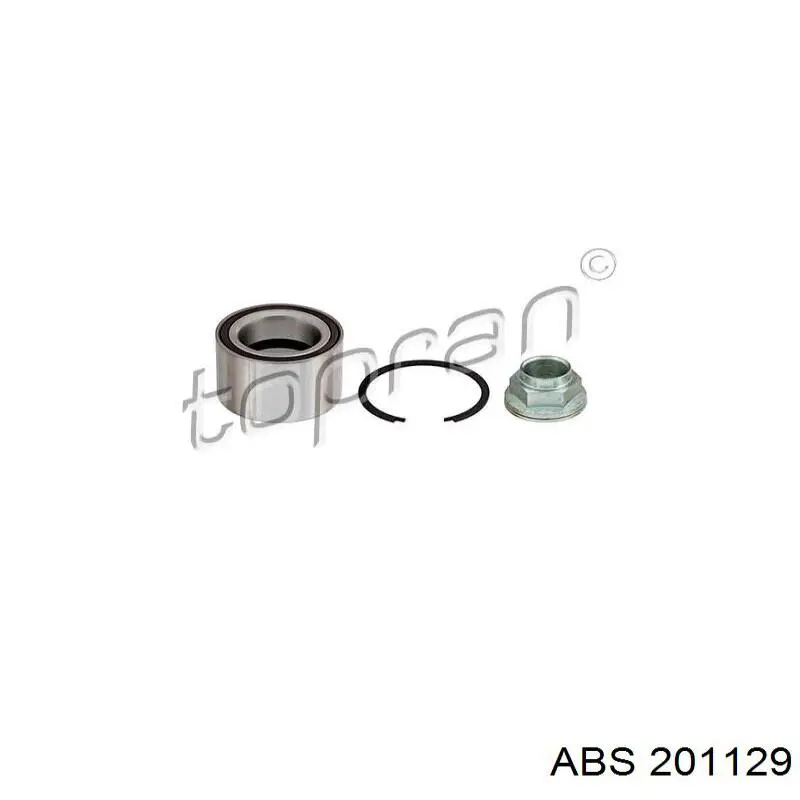 Комплект підшипник маточини передньої ABS 201129 ціна, від 32.90 USD