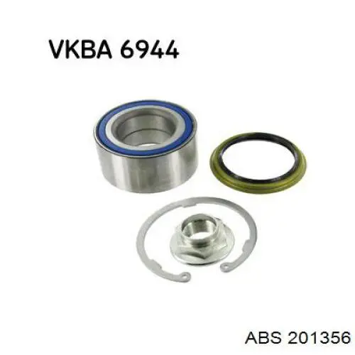 Купити 201356 ABS Підшипник задньої ступиці