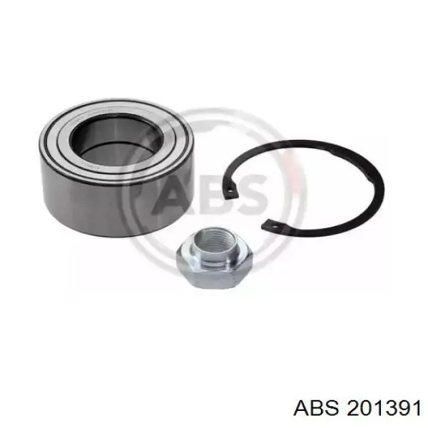 Комплект підшипник маточини передньої ABS 201391 ціна, від 10.67 USD