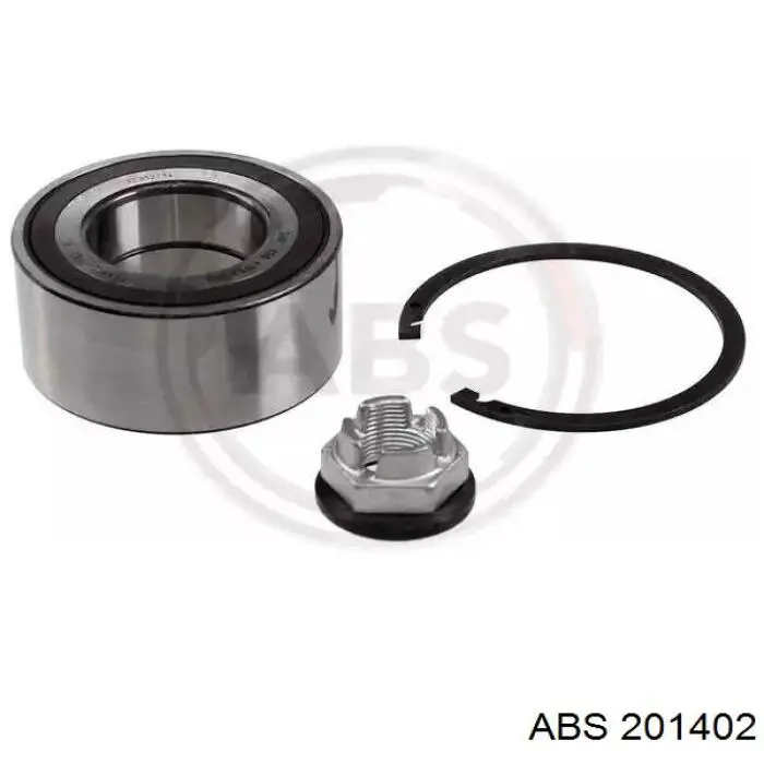 Комплект підшипник маточини передньої ABS 201402 ціна, від 22.75 USD