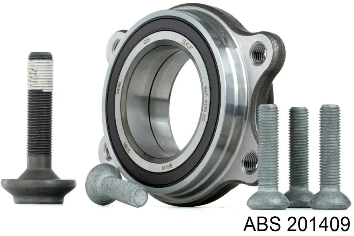 Комплект підшипник маточини передньої ABS 201409 ціна, від 38.13 USD