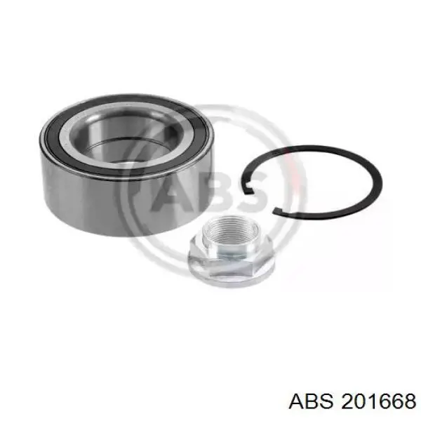 Комплект підшипник маточини передньої ABS 201668 ціна, від 34.28 USD