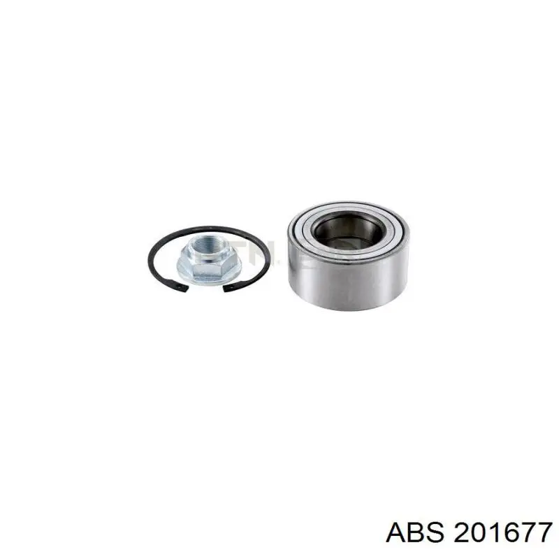Комплект підшипник маточини передньої ABS 201677 ціна, від 29.82 USD