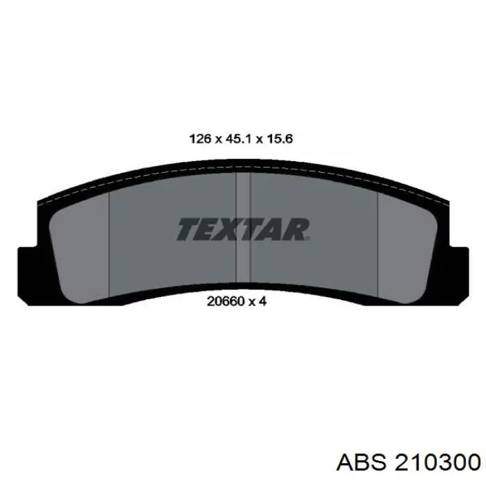 Важіль передньої підвіски верхній, лівий ABS 210300 ціна, від 38.36 USD