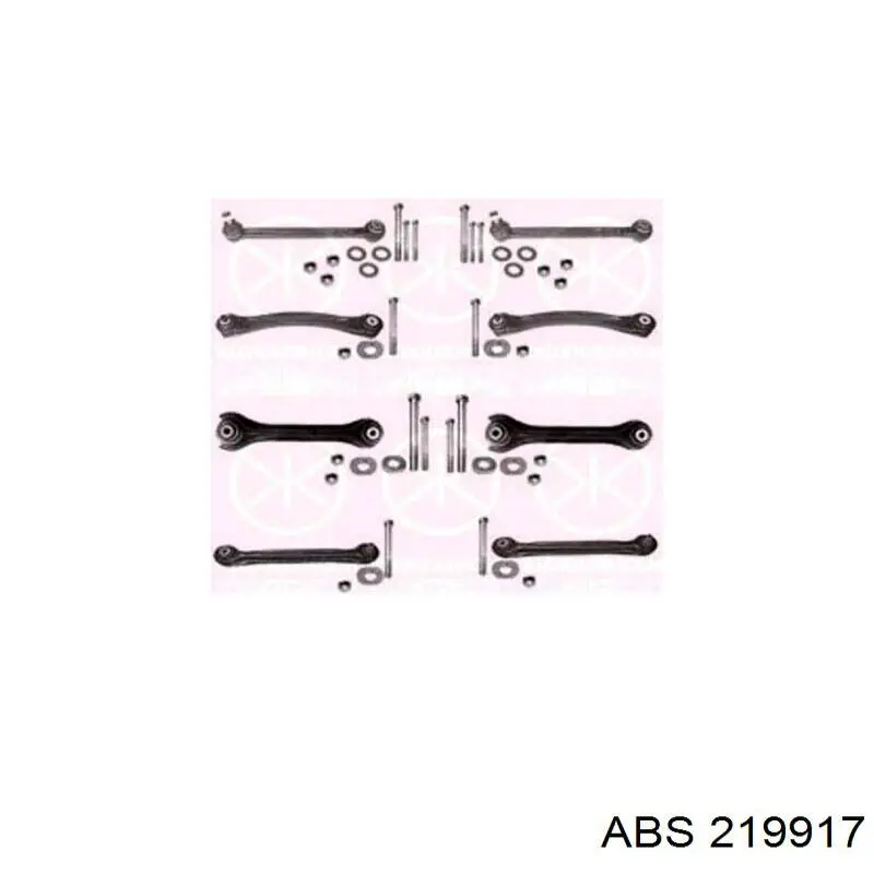 Комплект важелів задньої підвіски ABS 219917 ціна, від 103.07 USD