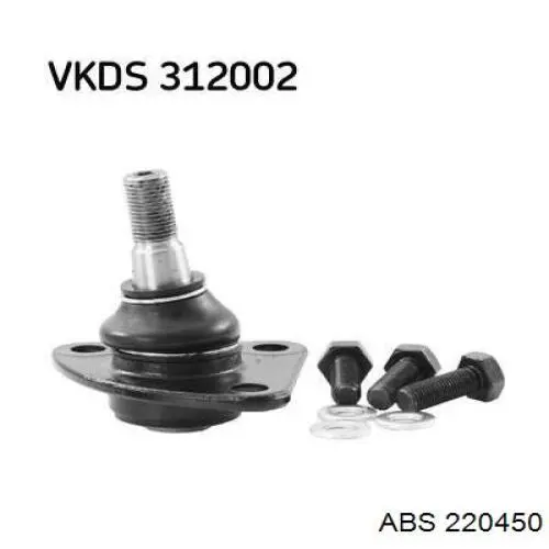 Кульова опора, нижня ABS 220450 ціна, від 8.60 USD