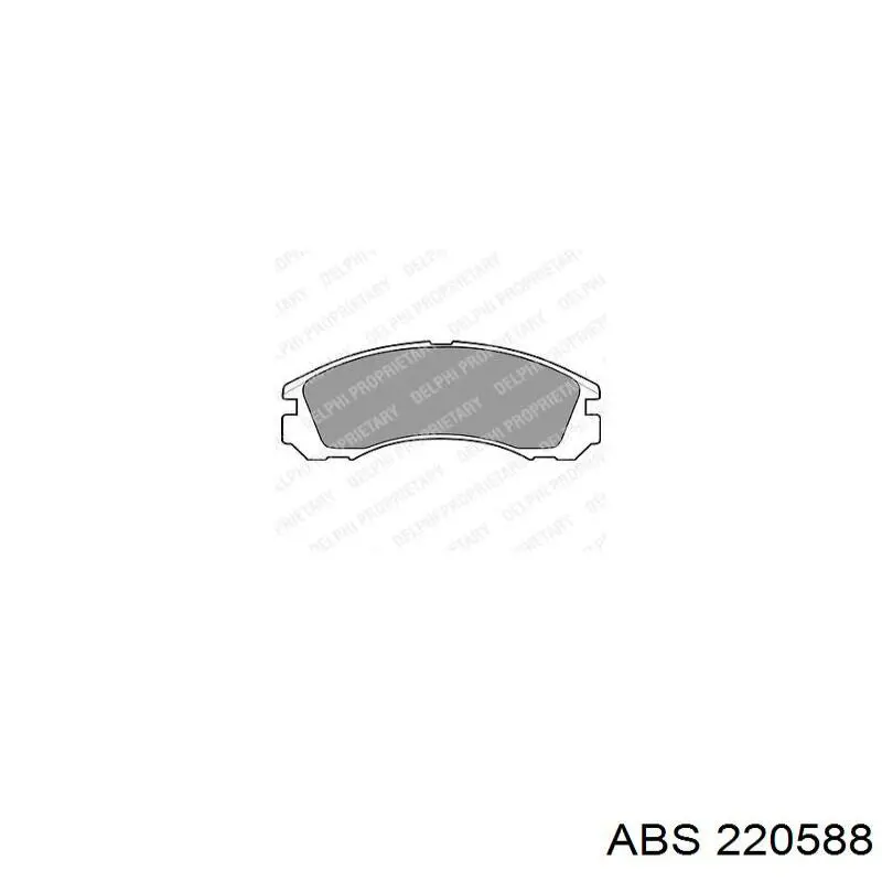 Кульова опора, нижня 220588 ABS