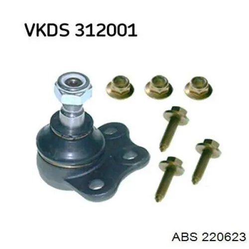 Купити 220623 ABS Кульова опора, нижня
