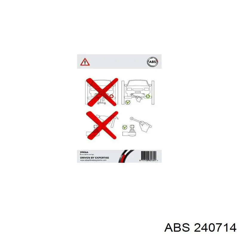 Тяга рульова поперечна ABS 240714 ціна, від 9.28 USD