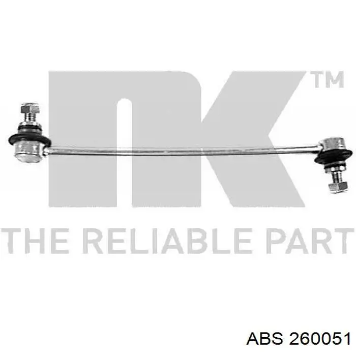 Стійка стабілізатора переднього 260051 ABS