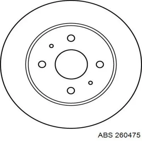 Лінк стабілізатора, правий ABS 260475 ціна, від 8.56 USD