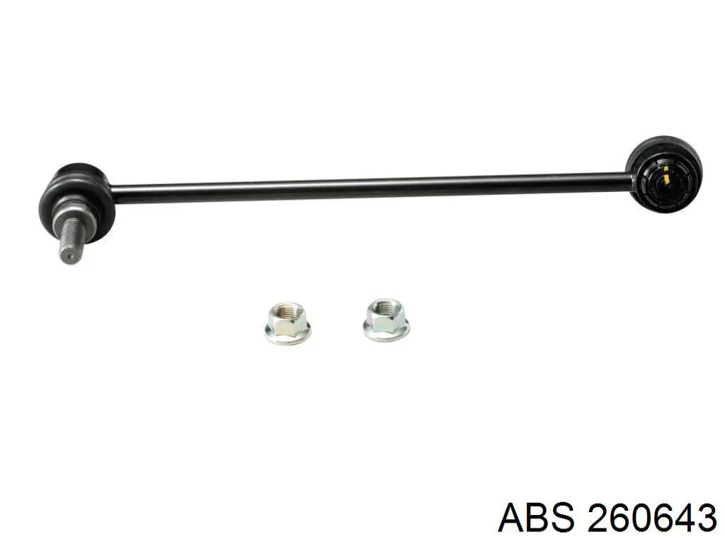 Стійка стабілізатора, переднього, права ABS 260643 ціна, від 7.28 USD