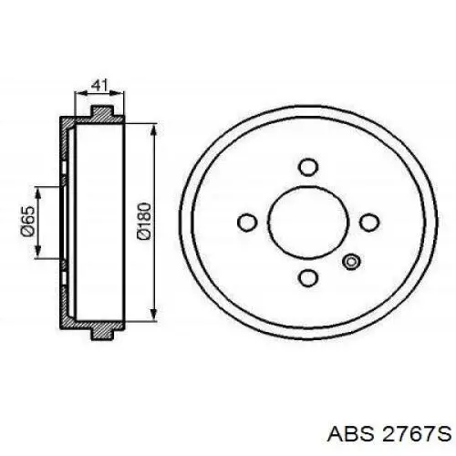 Барабан гальмівний задній Brembo 14938310 ціна, від 41.19 USD