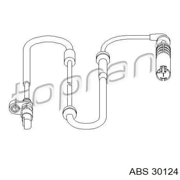 Купити 30124 ABS Датчик АБС (ABS) задній