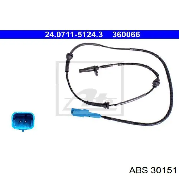 30151 ABS датчик абс (abs передній)