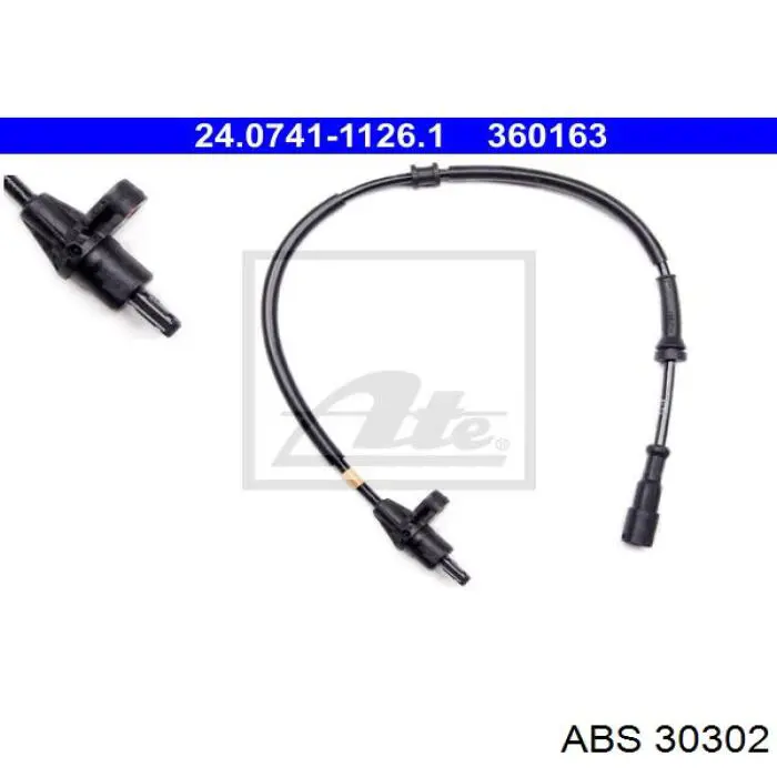ASB15529 SNR Датчик ABS задній правий