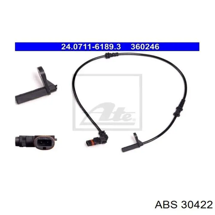 Датчик ABS передній Borsehung B12250 ціна, від 51.92 USD