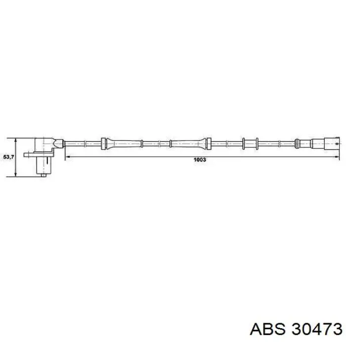 Датчик ABS передній Fiat Tempra седан (159) (1990 - 1996) ціна, від 31.82 USD