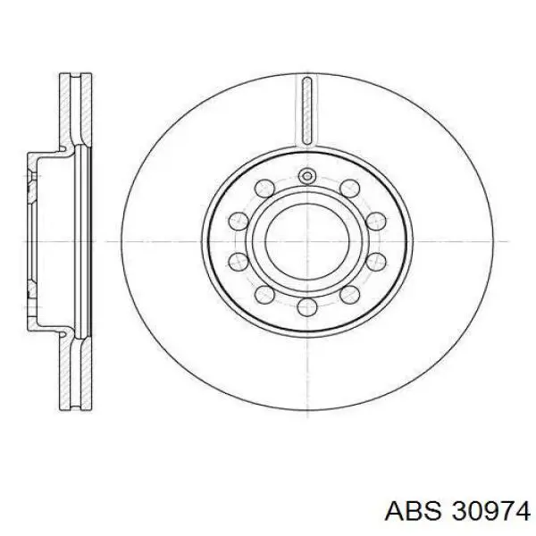 Купити 30974 ABS Датчик АБС (ABS) задній, правий