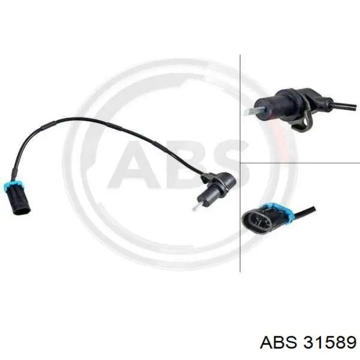 Датчик ABS задній правий ABS 31589 ціна, від 17.71 USD